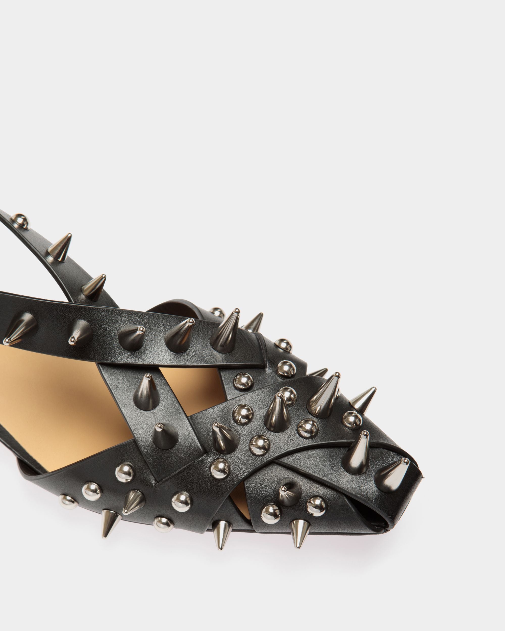 Sylt Pump in Black Leather - Women's - Bally - 05