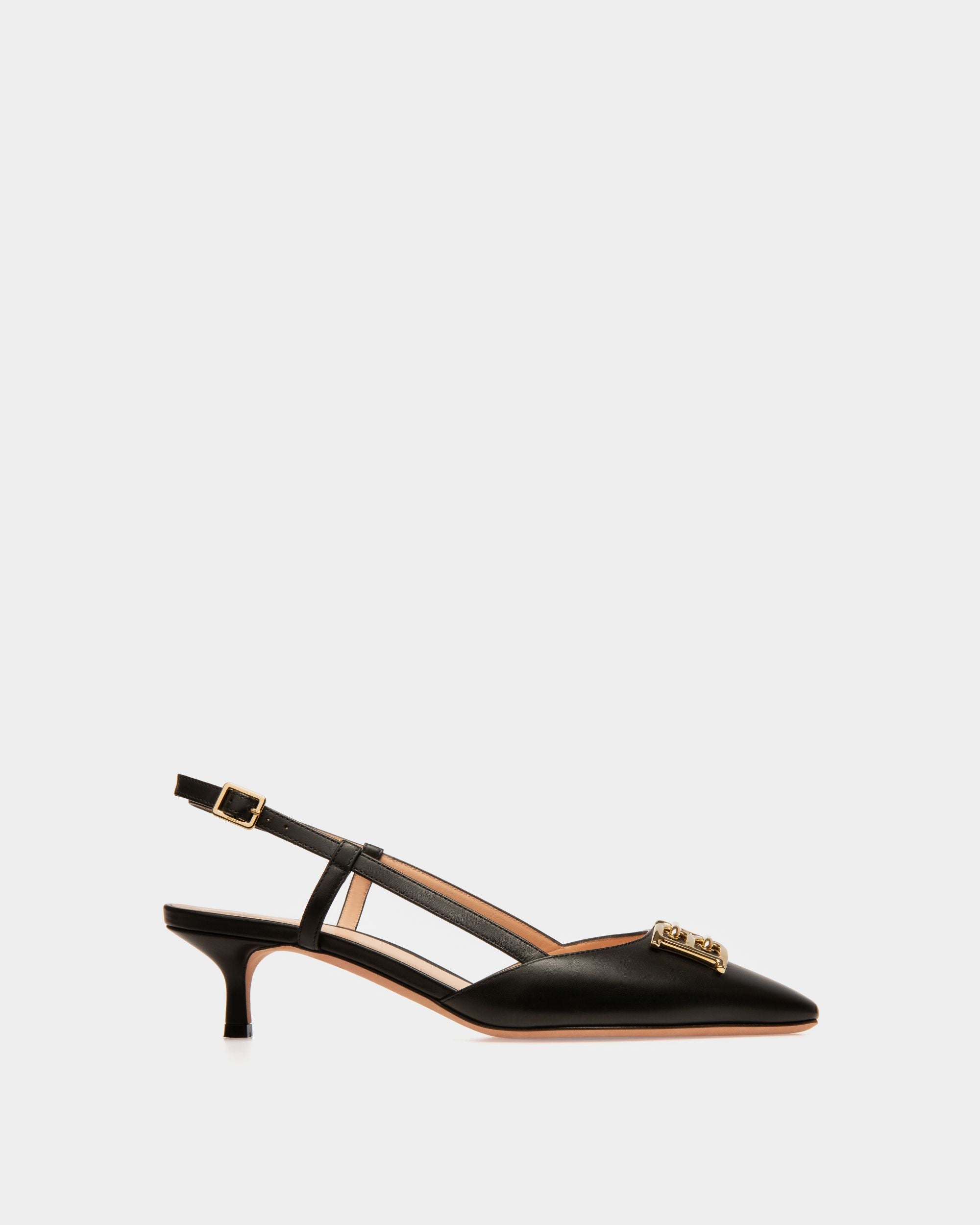 Eva Leather Pumps In Black - Women's - Bally - 01