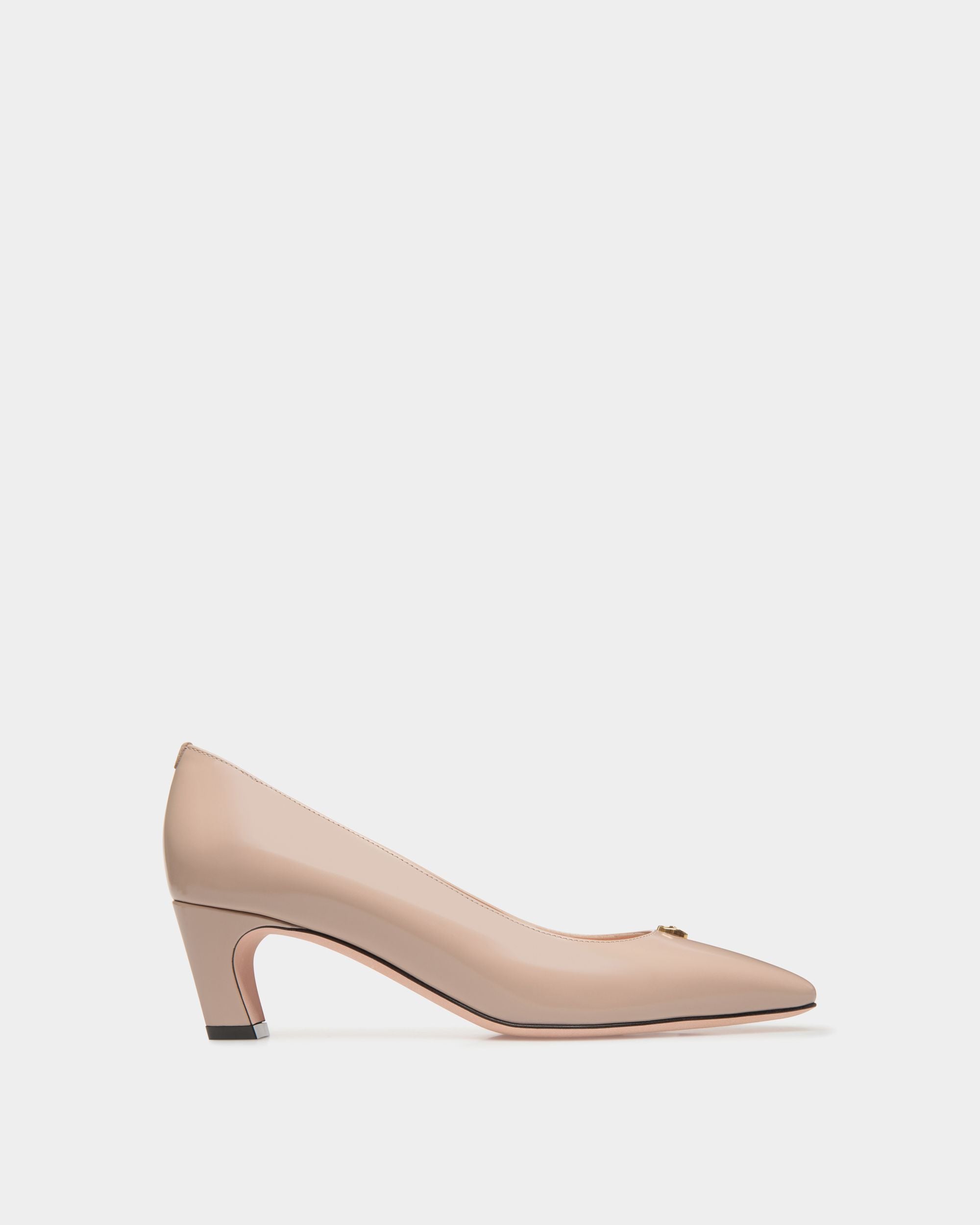 Sylt Pump In Light Beige Brushed Leather - Women's - Bally - 01