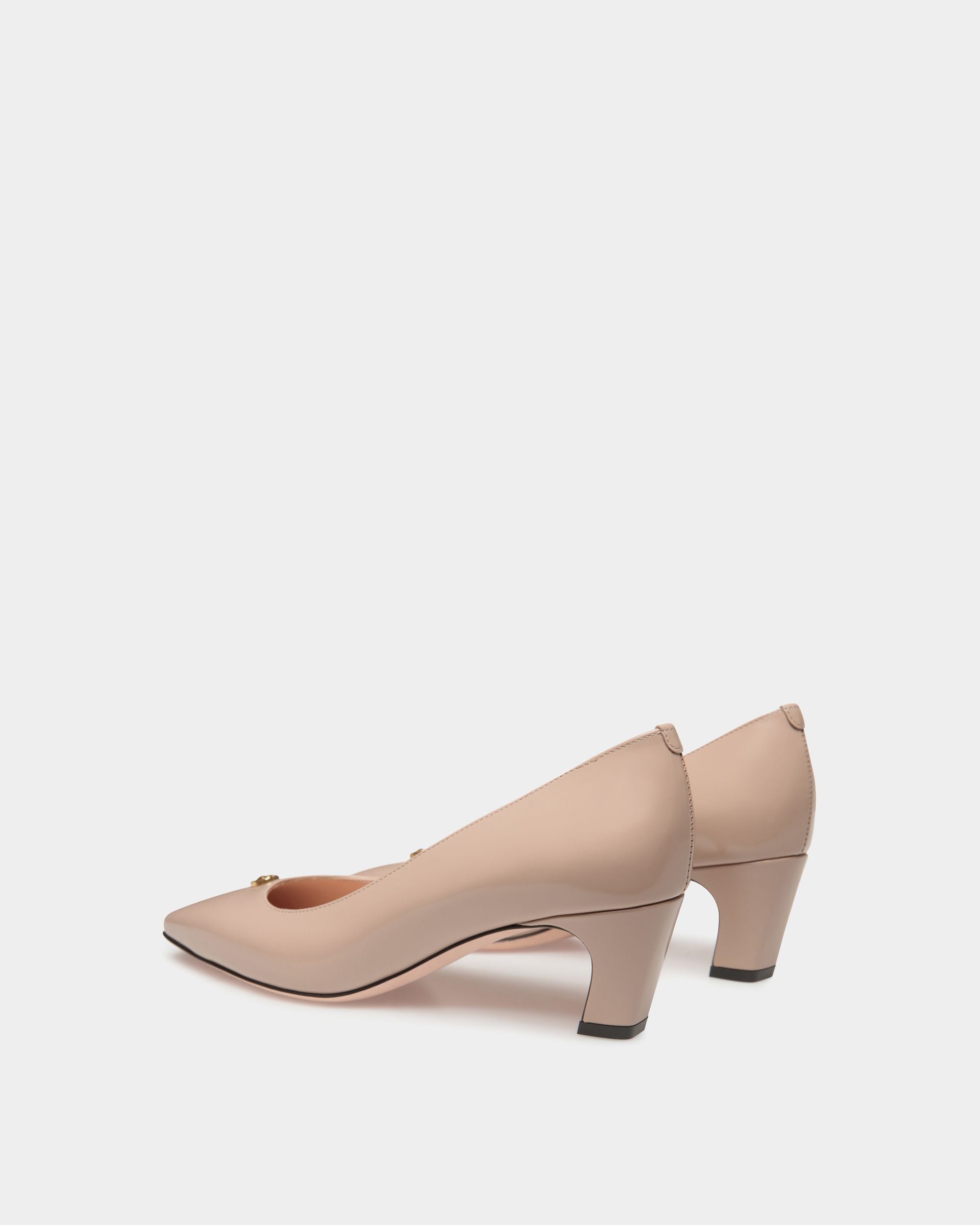 Sylt Pump In Light Beige Brushed Leather - Women's - Bally - 03