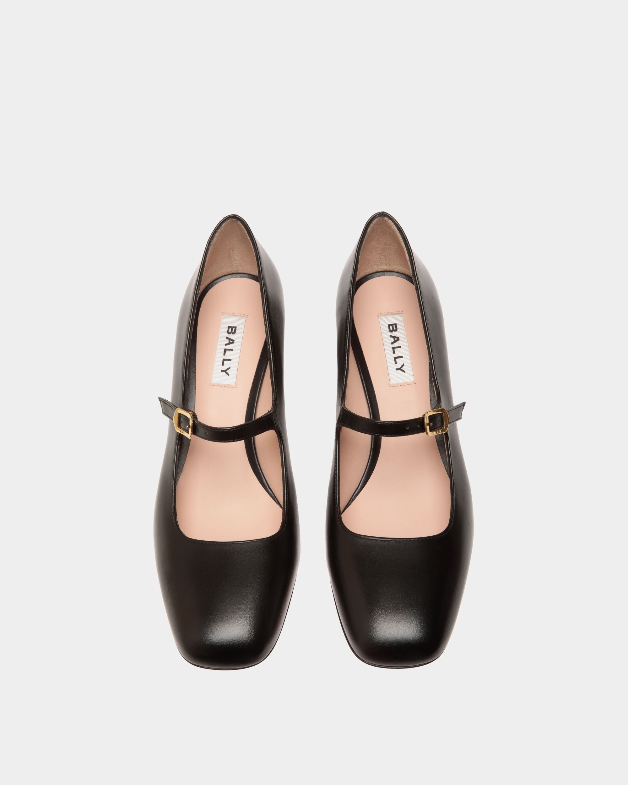 Ballyrina Pump in Black Leather - Women's - Bally - 05