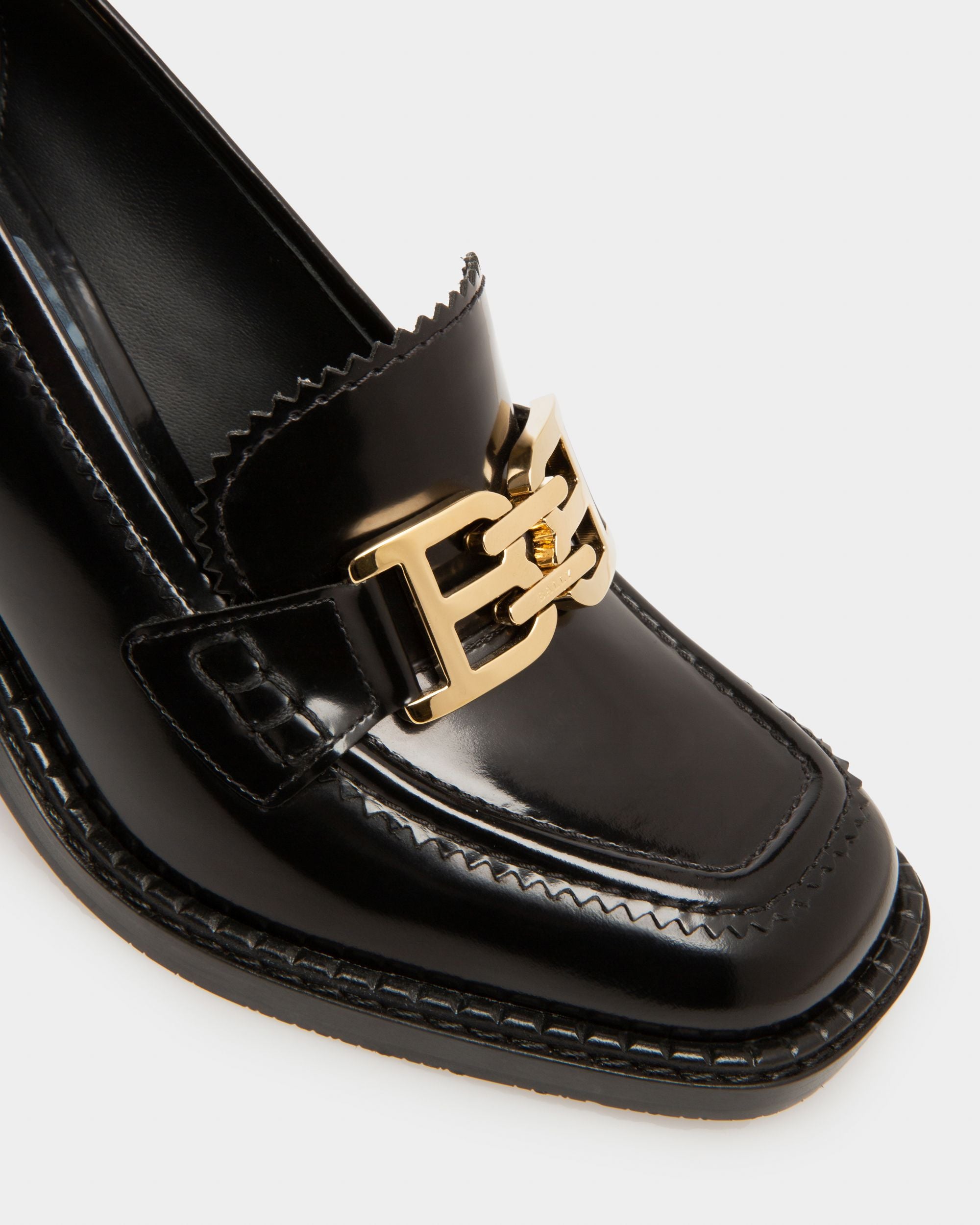 Ellyane Leather Pumps In Black - Women's - Bally - 05