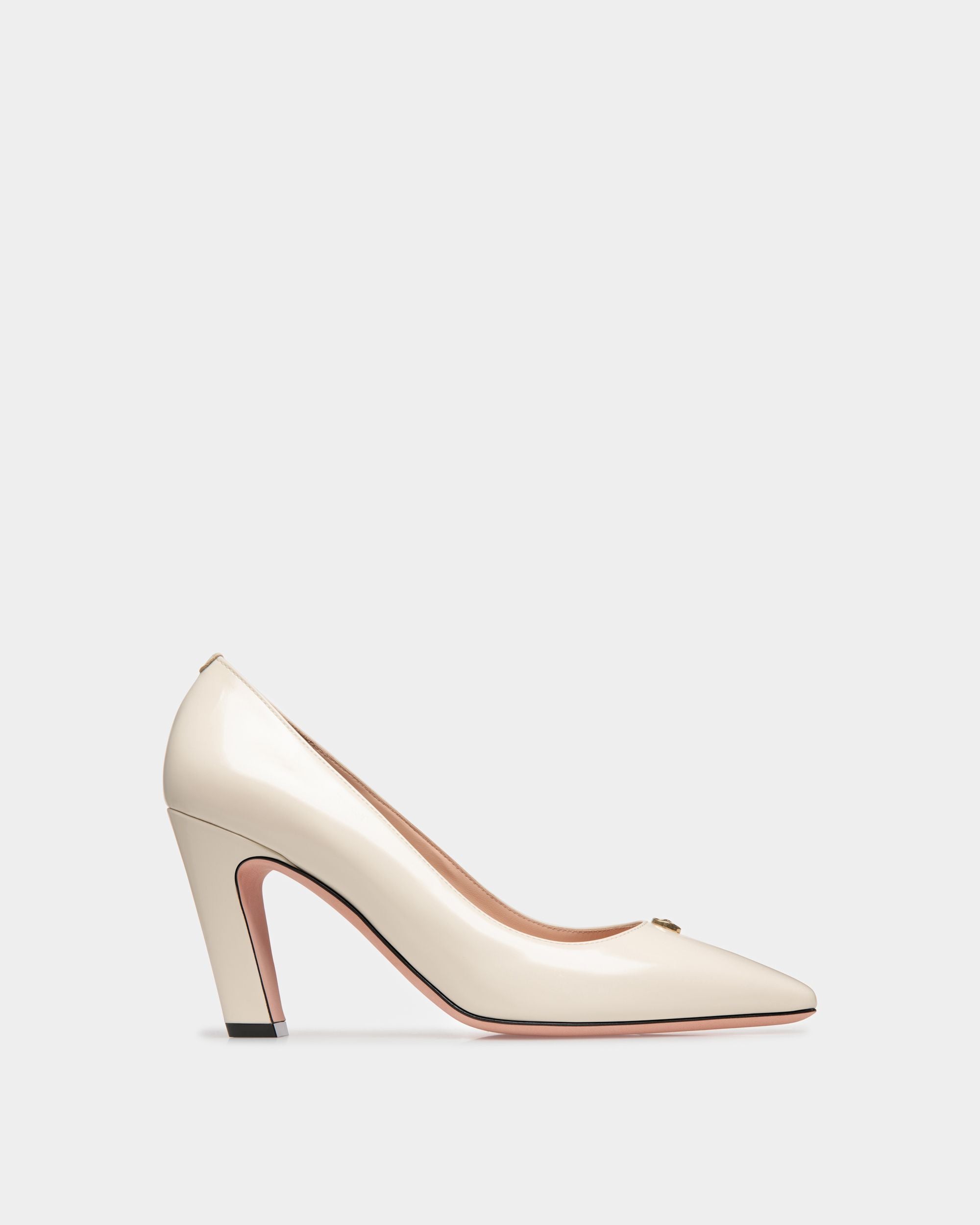 Sylt Pump In White Leather - Women's - Bally - 01