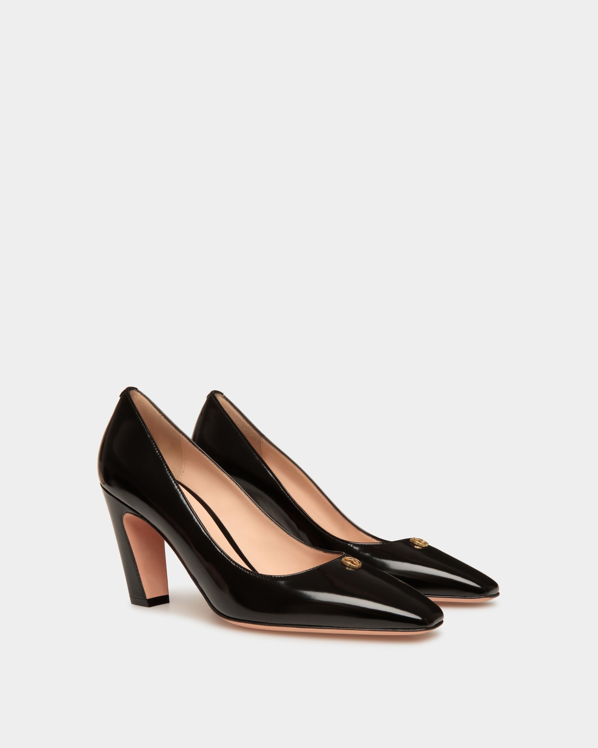 Sylt Pump In Black Leather - Women's - Bally - 02