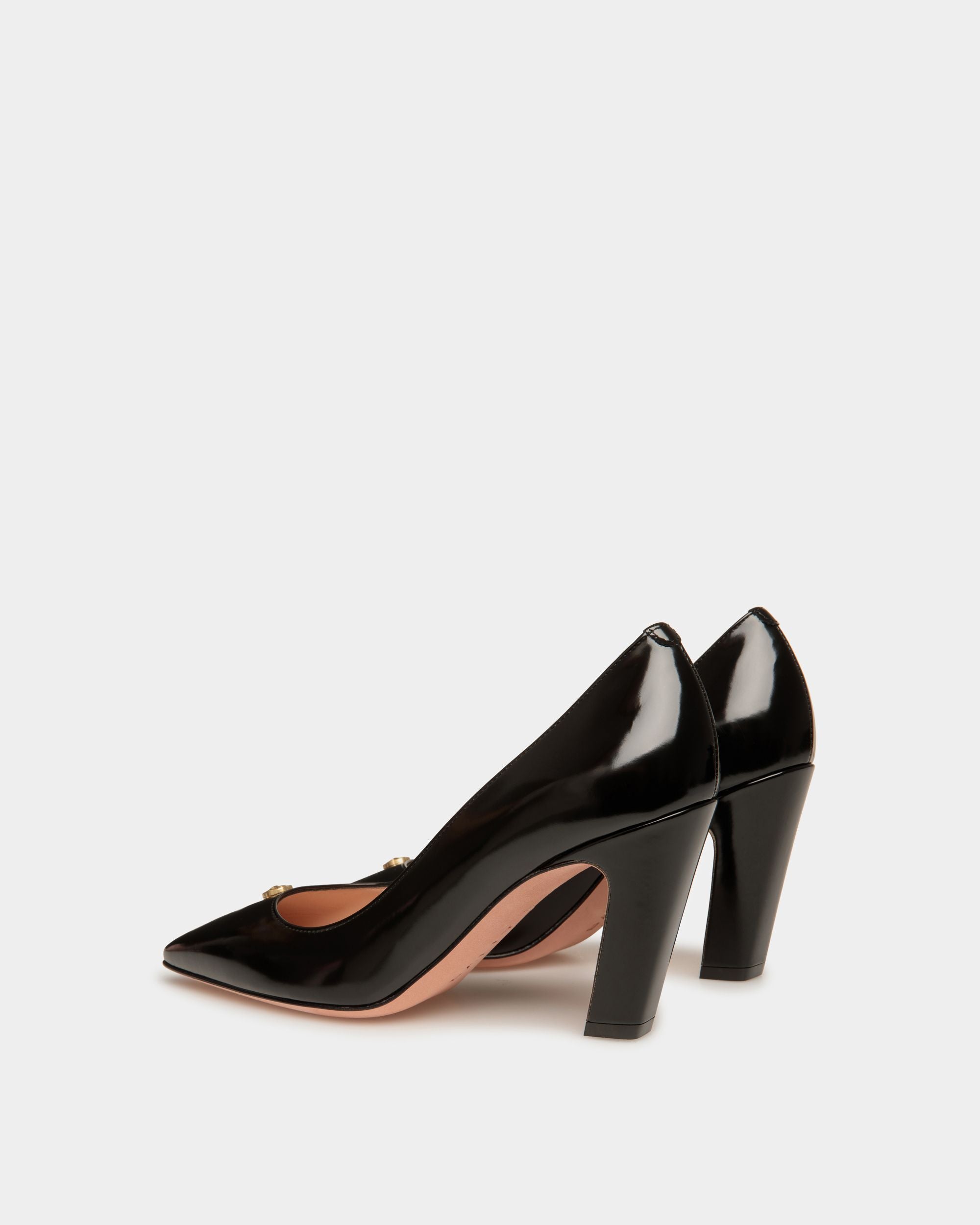 Sylt Pump In Black Leather - Women's - Bally - 03