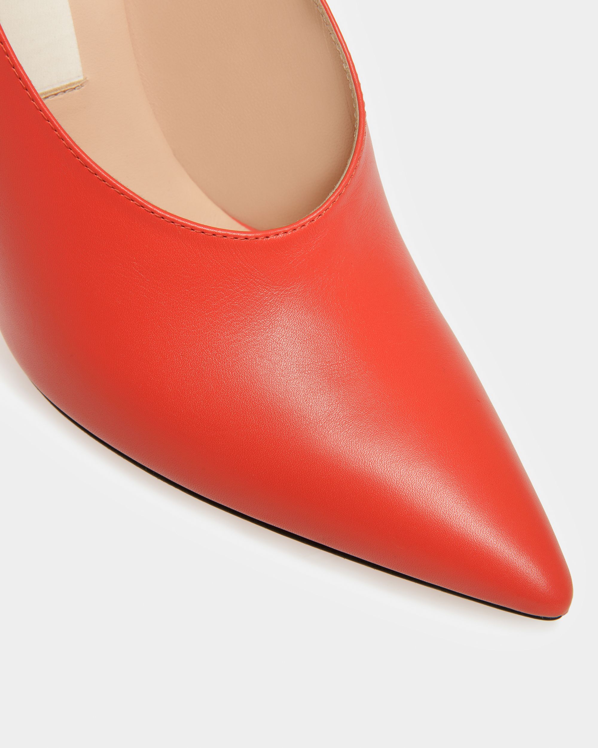 Ninfa Leather Pumps In Orange - Women's - Bally - 05