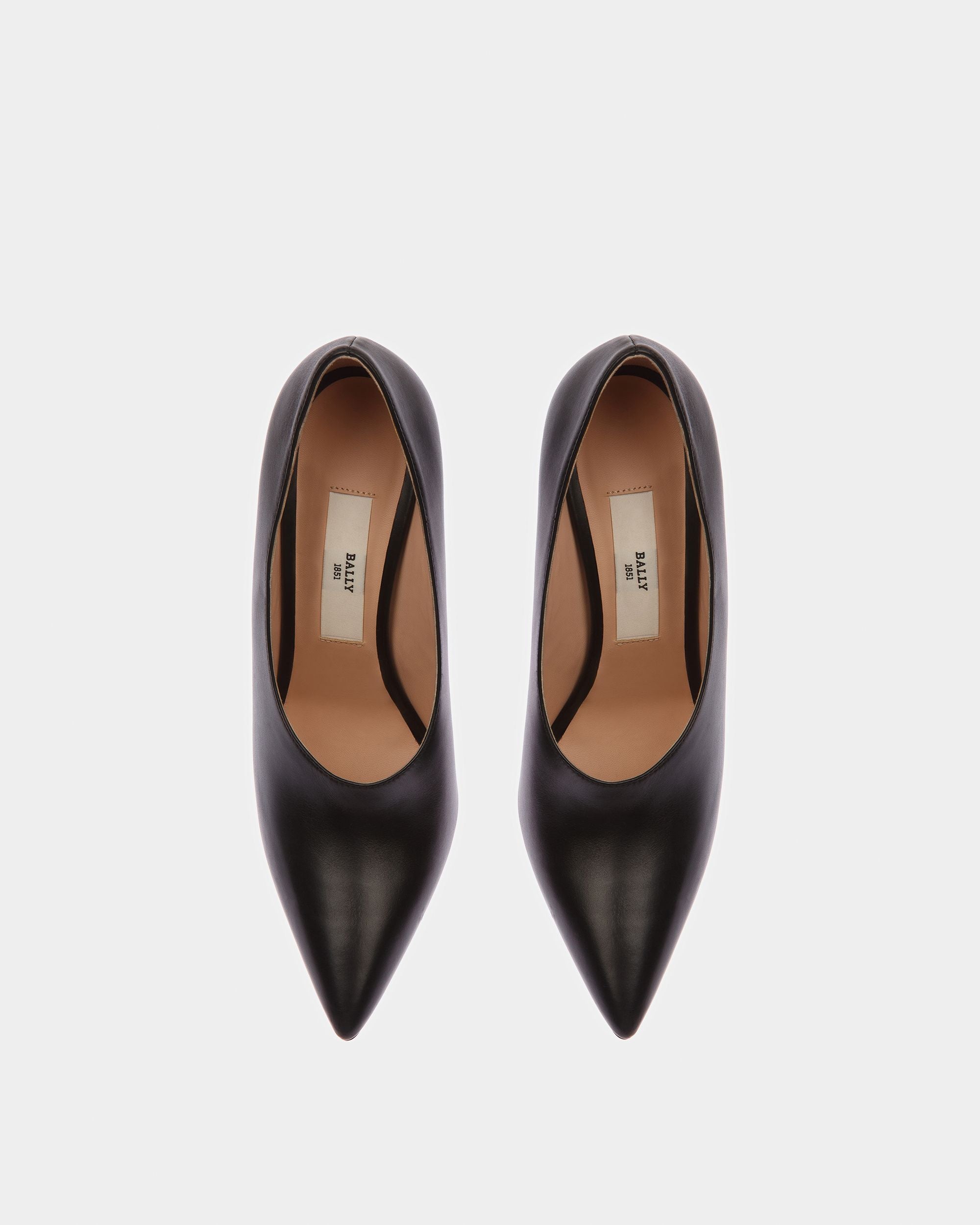 Ninfa Leather Pumps In Black - Women's - Bally - 02