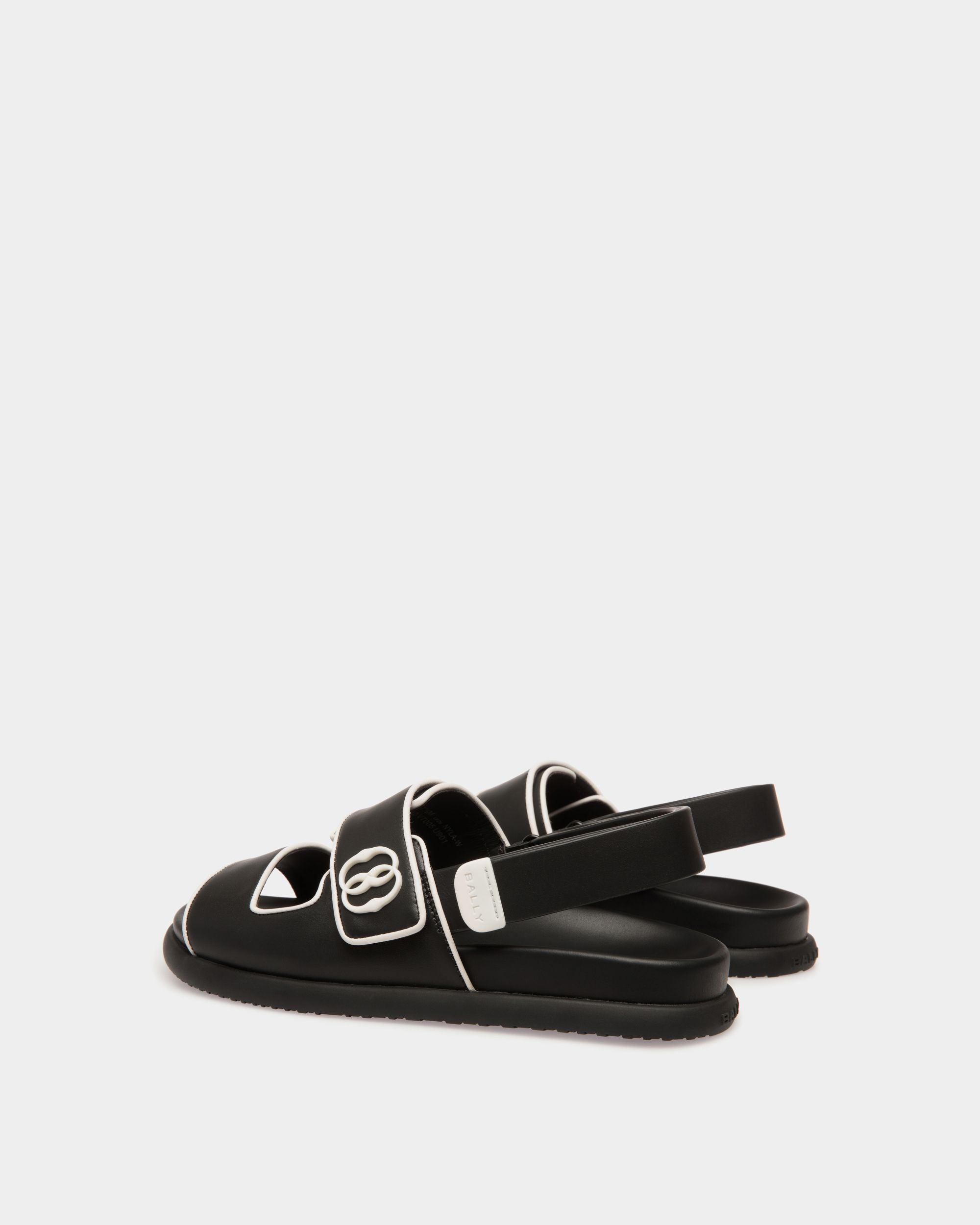 Newport Flat Sandal in Leather - Women's - Bally - 03