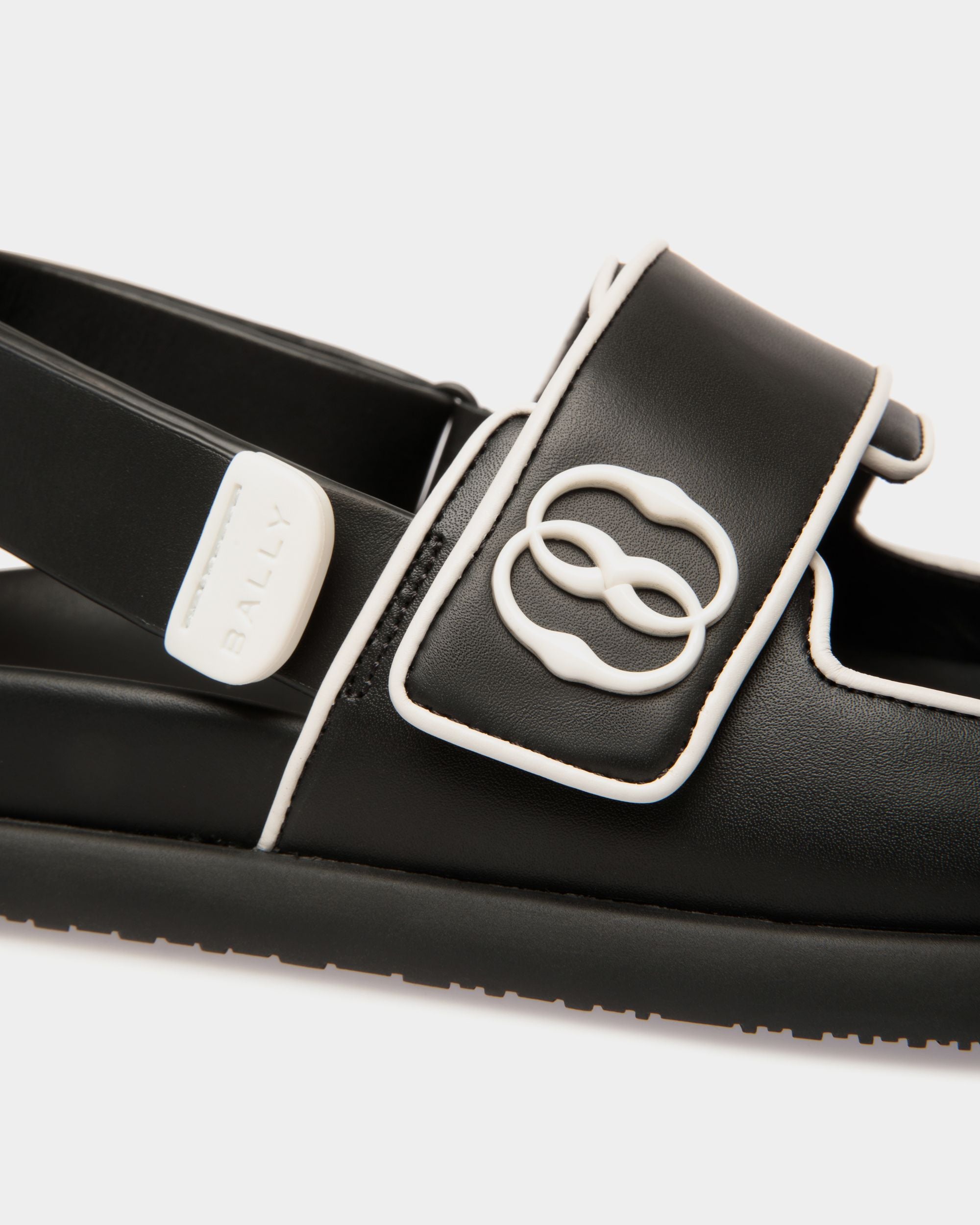 Newport Flat Sandal in Leather - Women's - Bally - 04