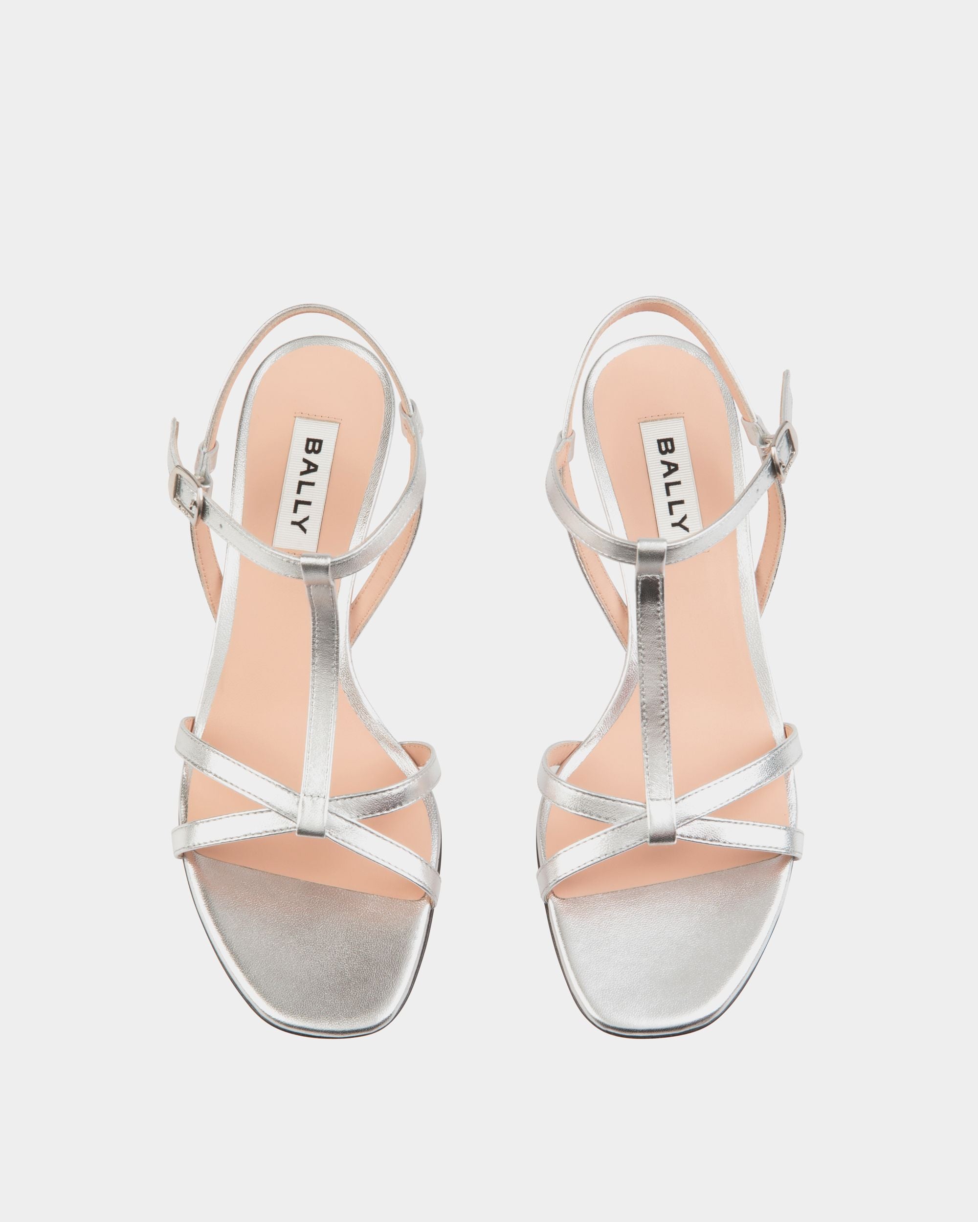 Sylt Sandal in Silver Leather - Women's - Bally - 05