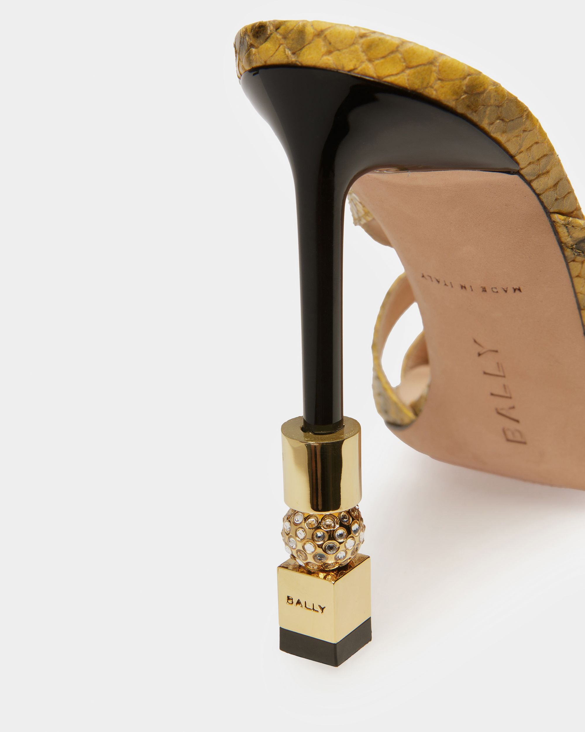 Block Slide Sandal In Python Print - Women's - Bally - 05