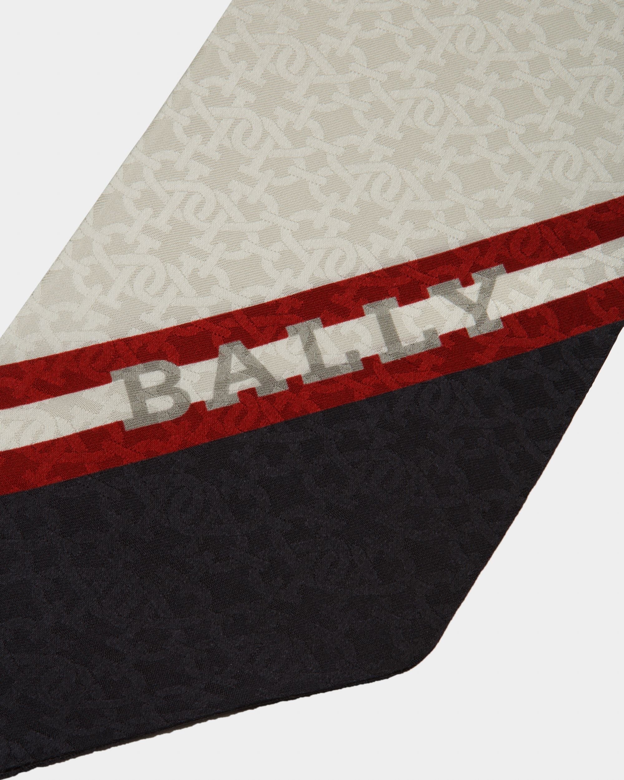 Silk Scarf In Navy - Women's - Bally - 02