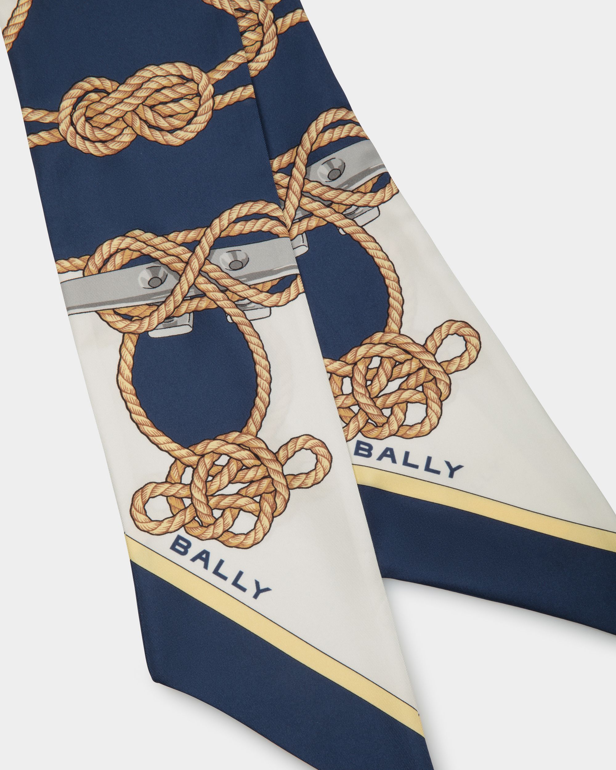 Neck Bow in Multicolor Silk - Women's - Bally - 02