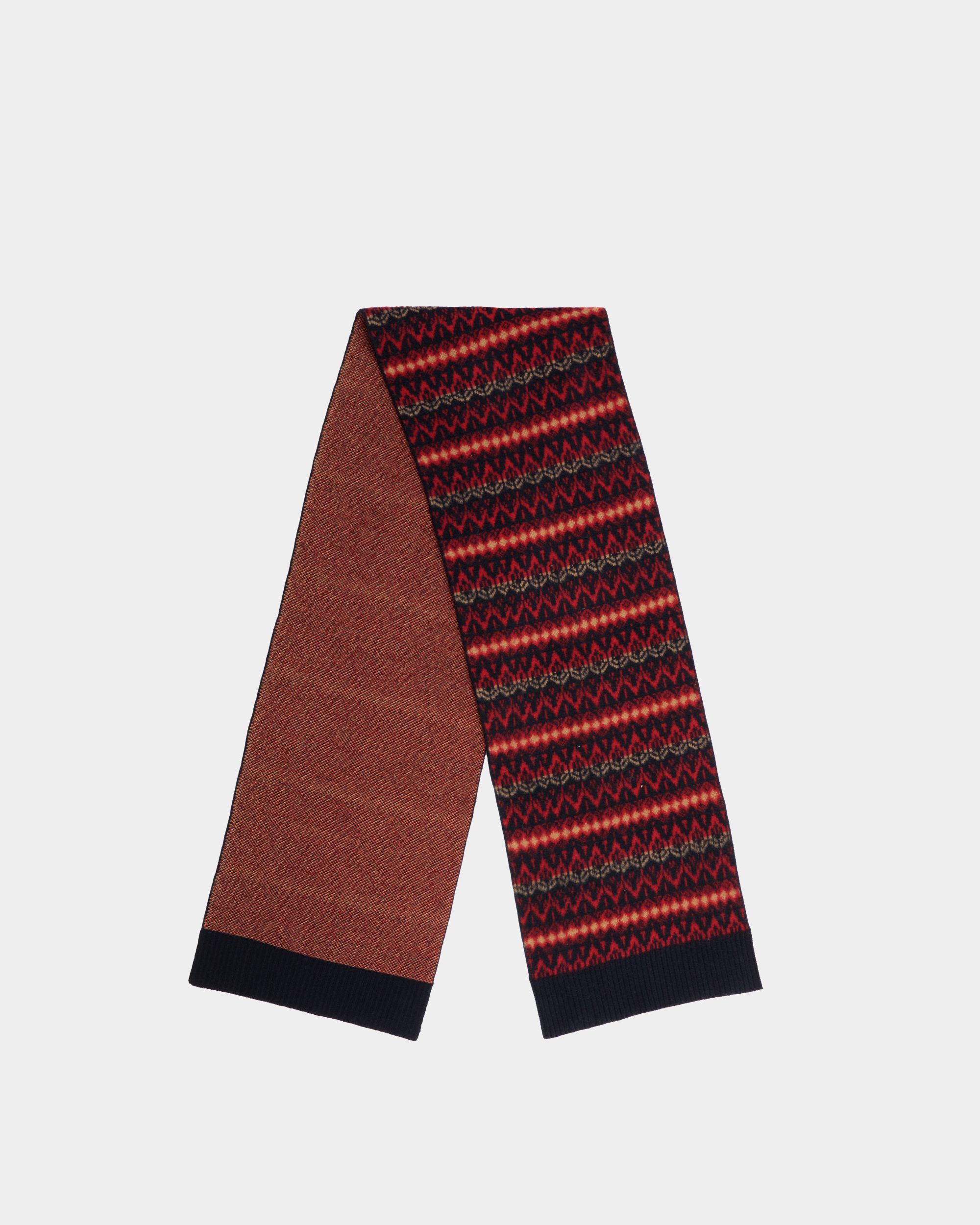 Scarf In Multicolor Wool - Women's - Bally - 01