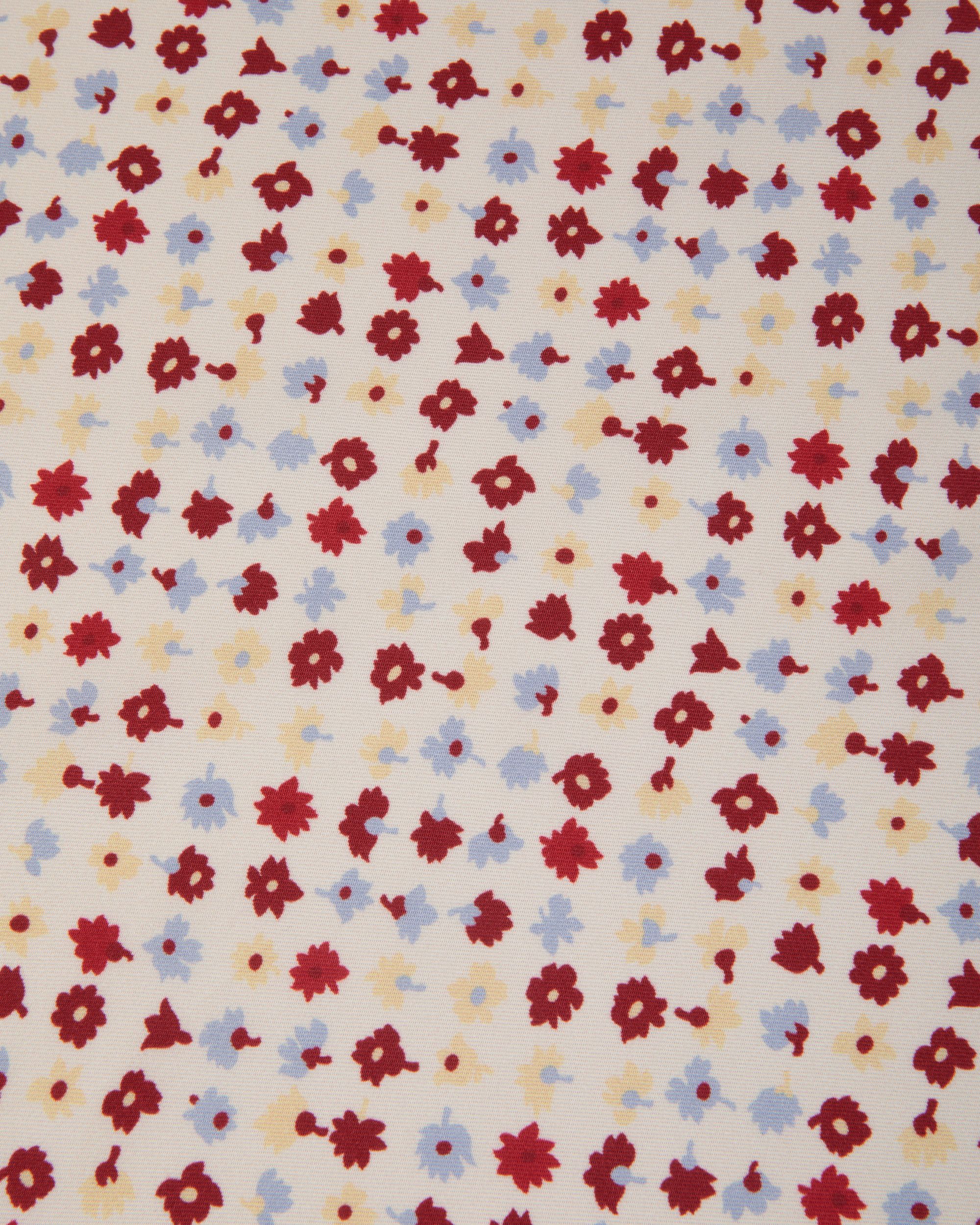 Silk Scarf with Microflowers in Ivory - Women's - Bally - 03