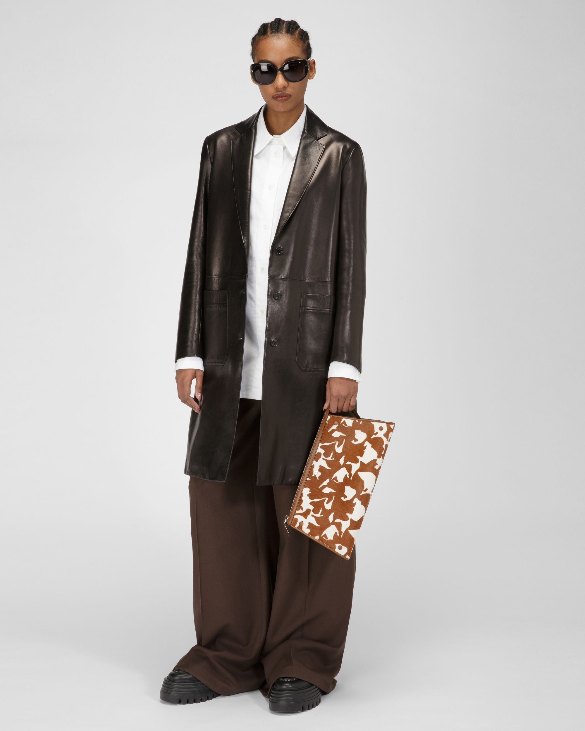Long Sleeve Cotton Shirt - Women's - Bally - 02