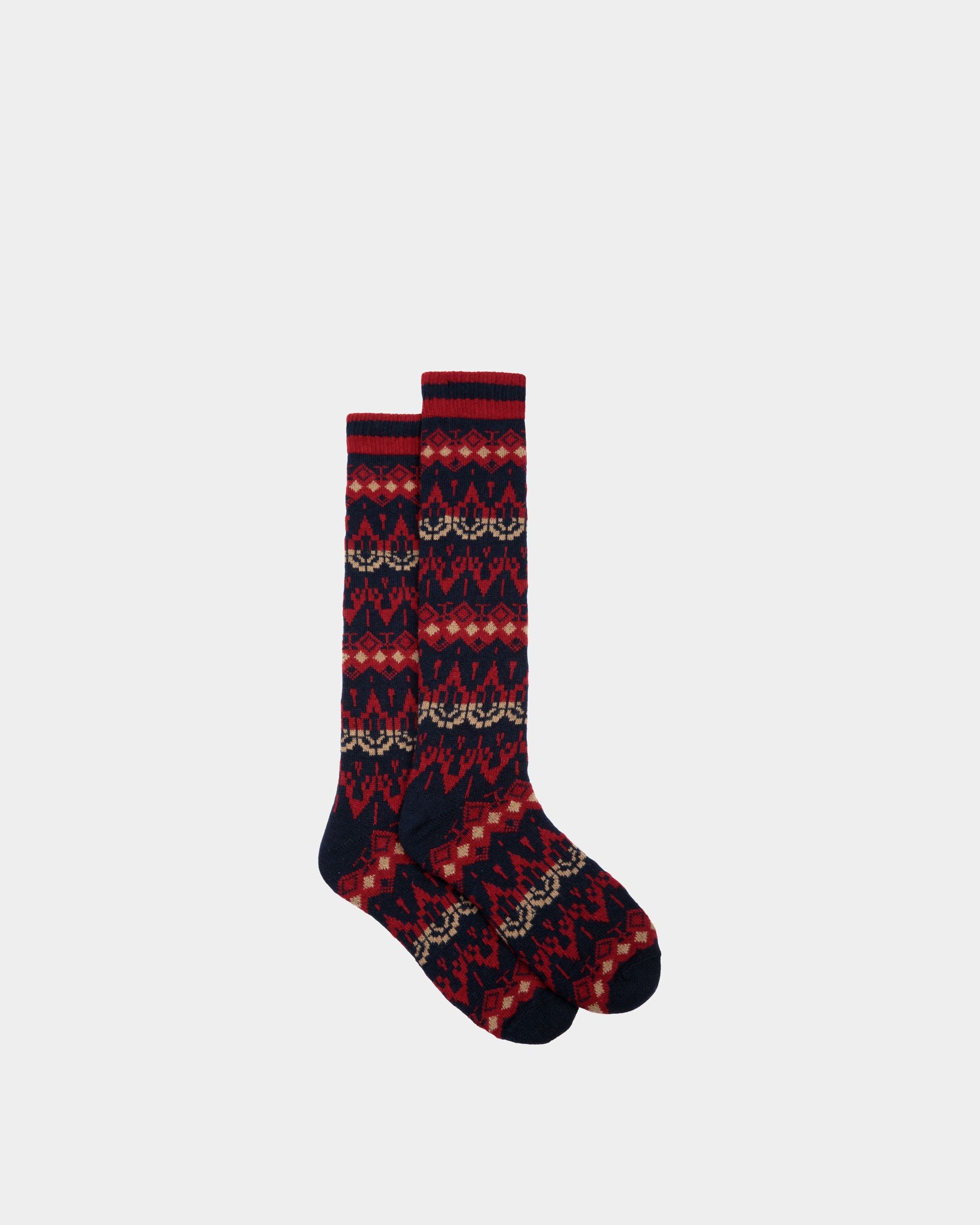 Socks In Multicolor Wool - Women's - Bally - 01