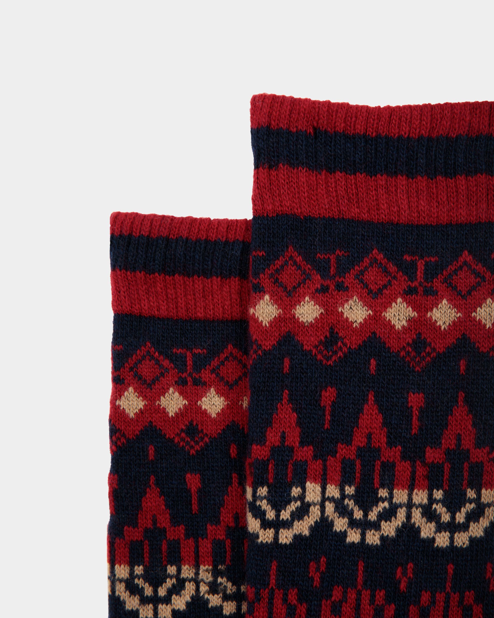 Socks In Multicolor Wool - Women's - Bally - 02