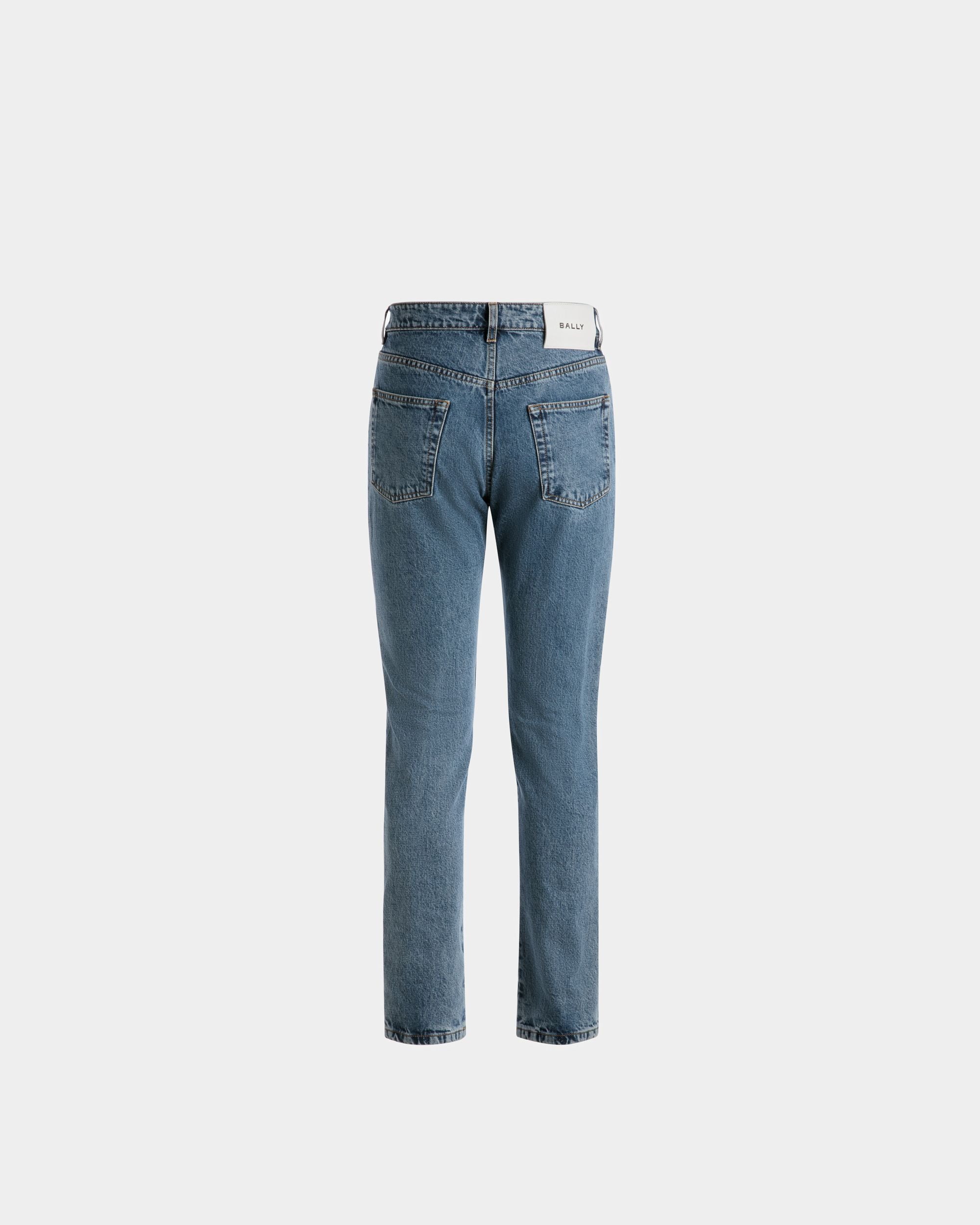 Pants In Light Blue Denim - Women's - Bally - 07